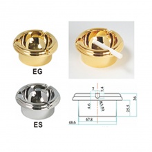 决安镀金烟灰缸 EG
